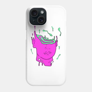 psychedelic abstract portrait (PINK) Phone Case