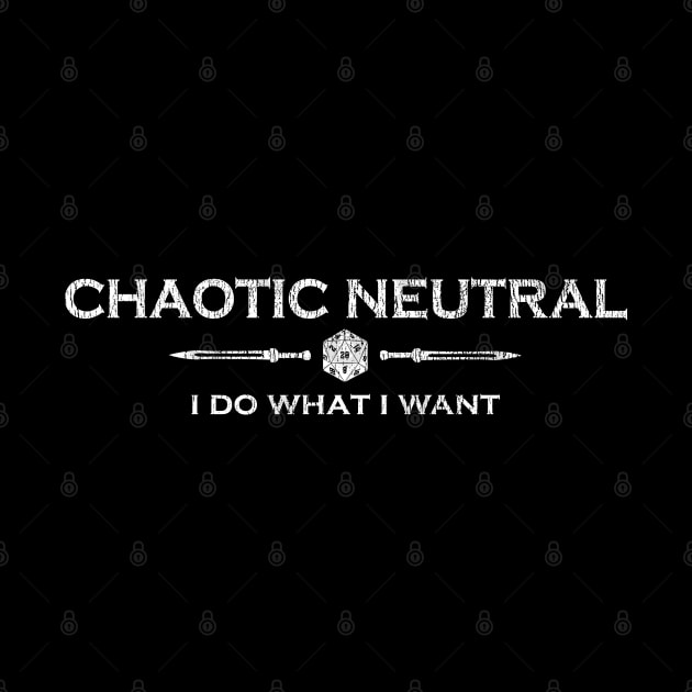 D20 Roleplay Alignments - Chaotic Neutral by Modern Medieval Design