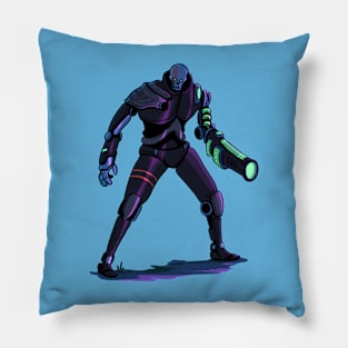 Toxic combat robot Pillow