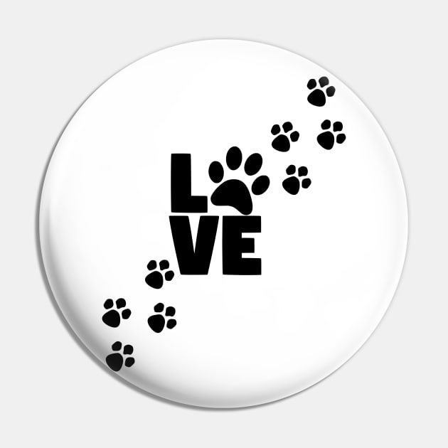 PAWS I Love My DOG Pin by Journees