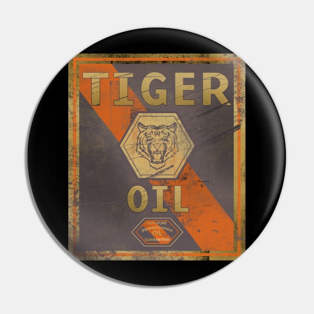 Tiger Oil Pin by Urbanvintage