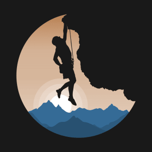 Bouldering and Rock Climbing Merch T-Shirt