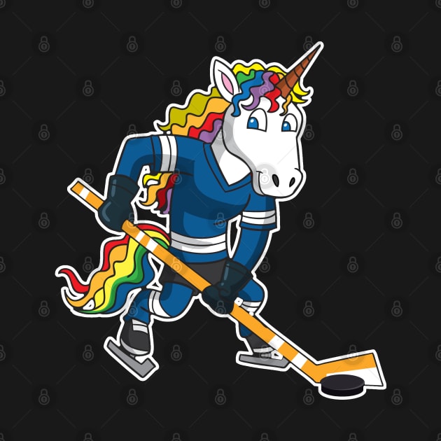 Ice Hockey Unicorn Sports by E