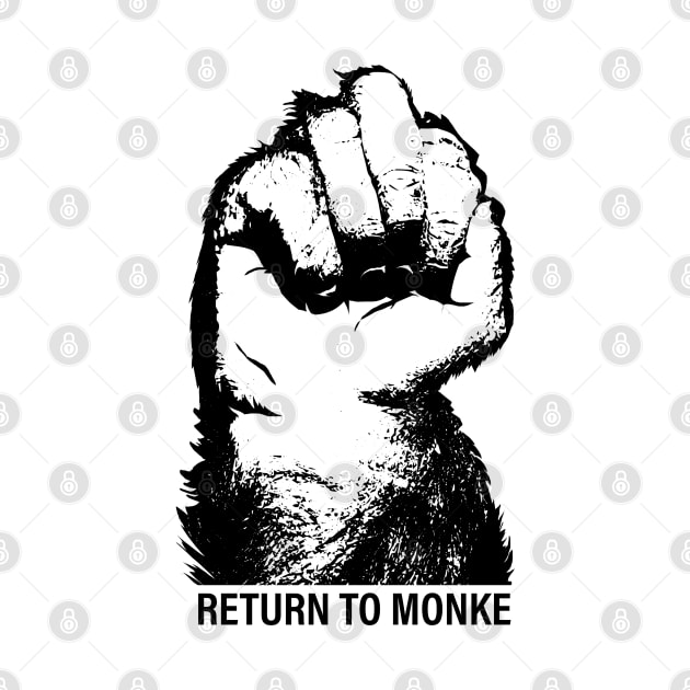Reject Humanity, Return to Monke by LukeRosenbergCreative