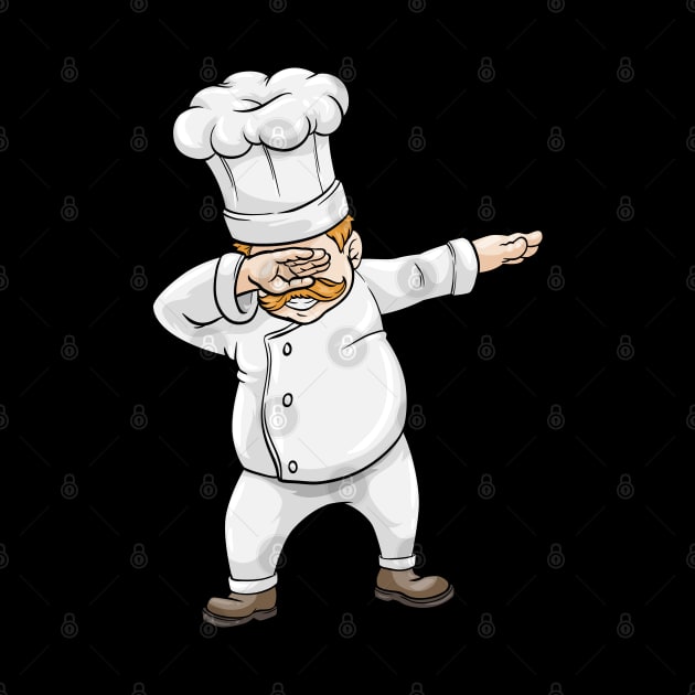 Funny cook is dancing - Dabbing by Markus Schnabel