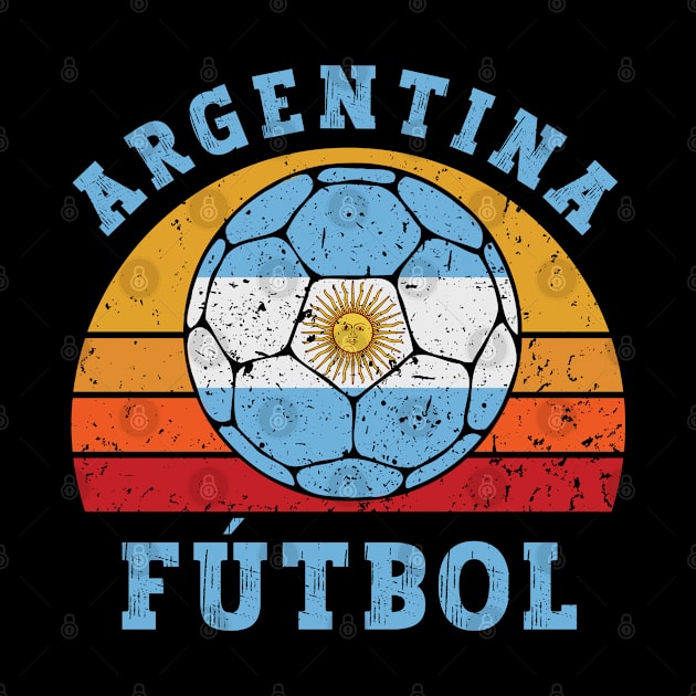 Argentina Football Retro by footballomatic