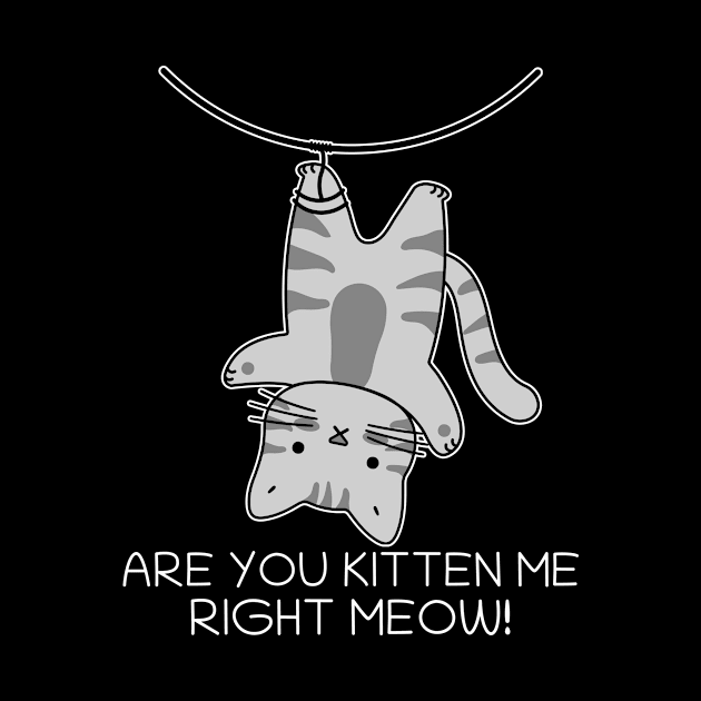 Are You Kitten Me Right Meow by PorcupineTees