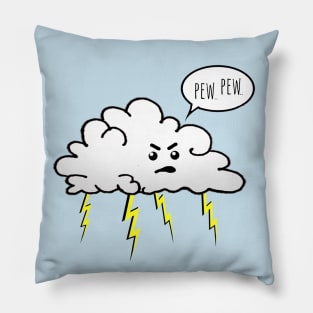 Angry Cloud Pillow