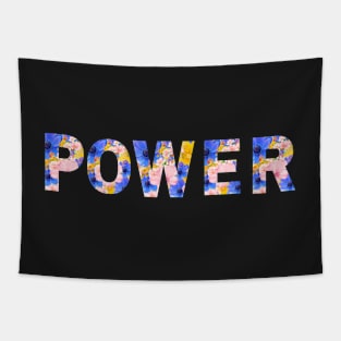 Power in a Floral Border Tapestry