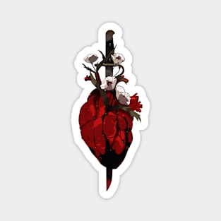 HEART and BAYONET Magnet