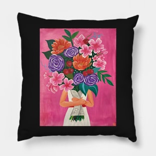 Cherry Blossom Bouquet Pillow