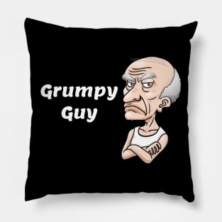 Grumpy Guy Pillow