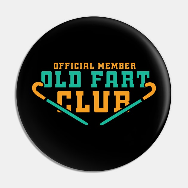 Official Member Old Fart Club Pin by Design Seventytwo