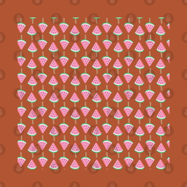 Watermelon Ice Cream Pattern by Lizzamour