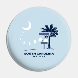 South Carolina Disc Golf - State Flag Blue Pin