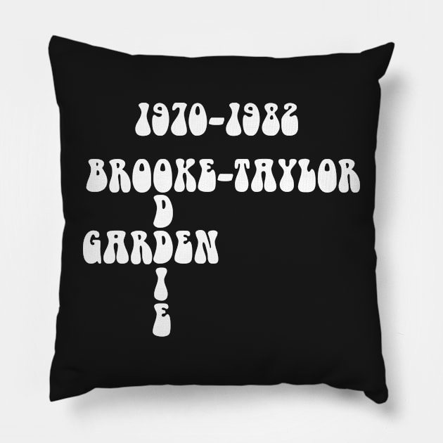 1970s UK Sitcom, Goodies Pillow by TyneDesigns