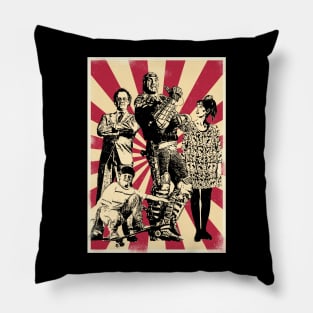 Retro Vintage Suburban Commando Pillow