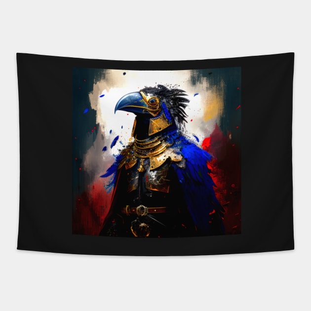 Crow Knight - Corn Tapestry by HIghlandkings