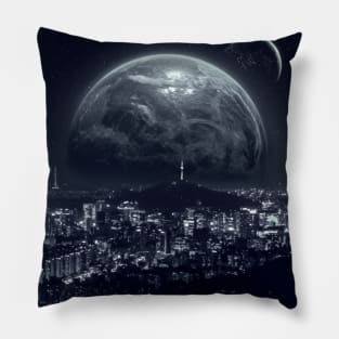 2AM IN SEOUL - BLACK. Pillow