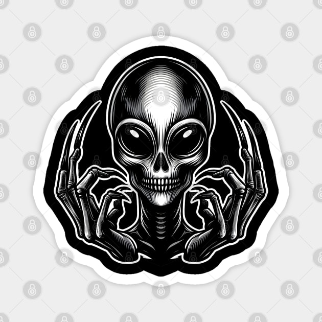 Alien Encounter Magnet by MakerMind8.2