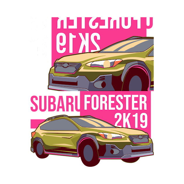 Subaru Forester 2019 Art by ardianDwipra