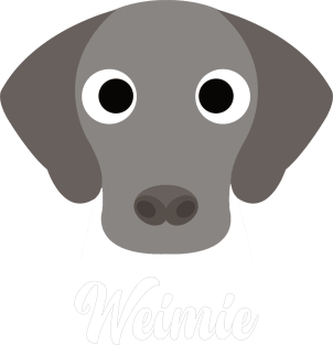Weimie - Weimaraner Magnet