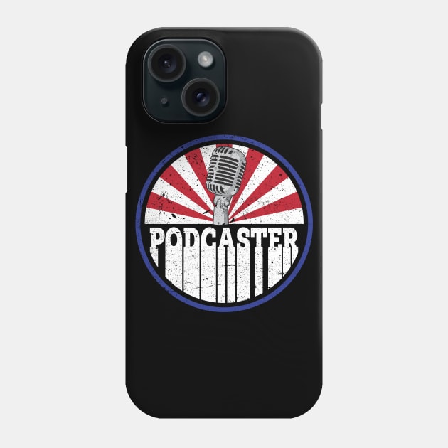 Retro Podcaster Phone Case by PodcasterApparel