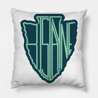 Biscayne National Park Name Arrowhead Pillow