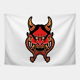 oni mask Tapestry