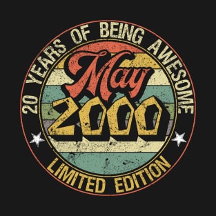 born May 2000 Vintage Gift T-Shirt