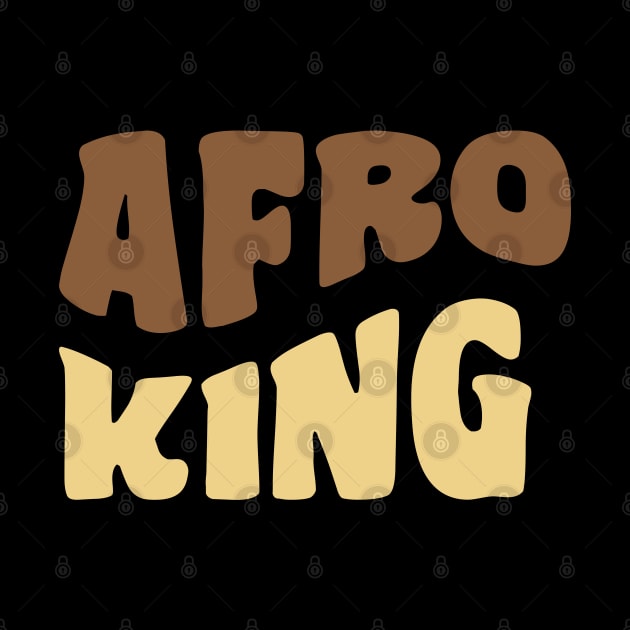 Afro King, Black King, Black Man by UrbanLifeApparel