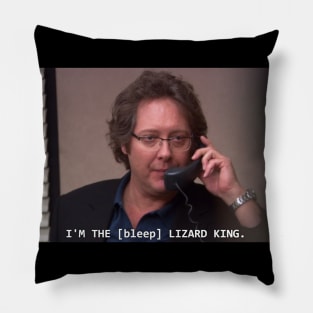 I'm the [bleep] Lizard King (The Office meme) Pillow