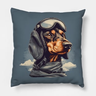 Aviator dog Pillow