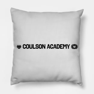 Coulson Academy Black Pillow