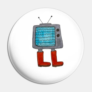 TV in Boots Pin