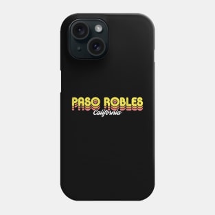 Retro Paso Robles California Phone Case