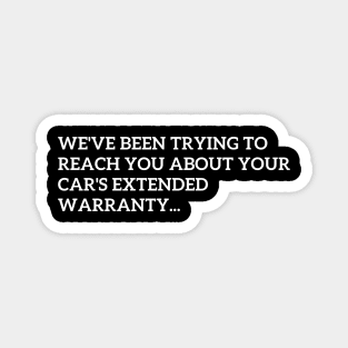 Extended Warranty Magnet