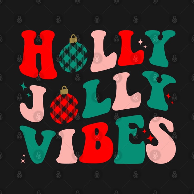 Holly Jolly Vibes Retro Christmas by reedae