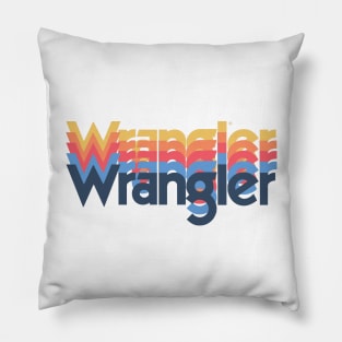 Vintage Cowboy Wrangler 1970s Pillow