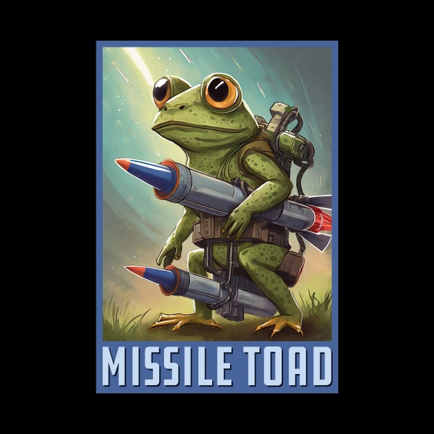 Missile Toad Vertical by Wright Art