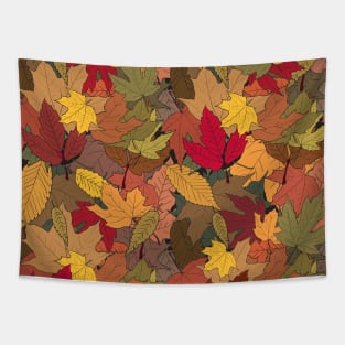 Colorful autumn leaves Tapestry