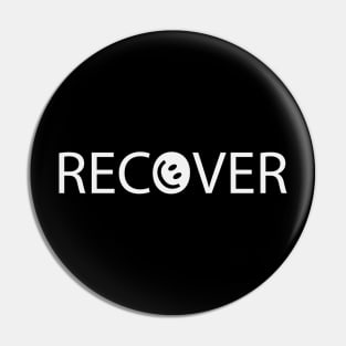 Recover recovering artistic text design Pin