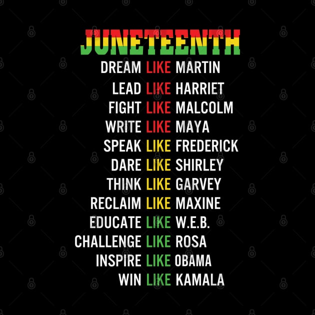 Juneteenth, Black Legends, Black History by UrbanLifeApparel