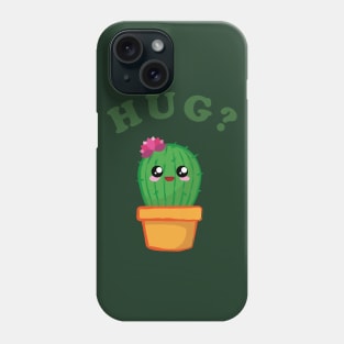 Cactus Kawaii Hug Phone Case