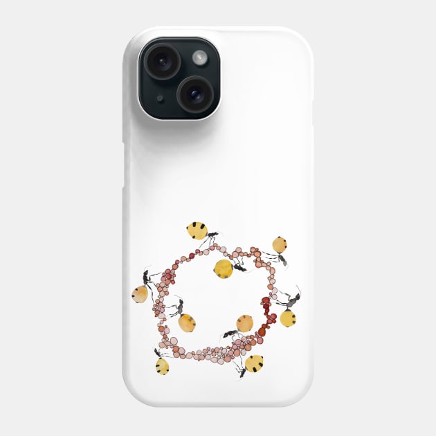 Honey Ant Roundabout Phone Case by JetAylor