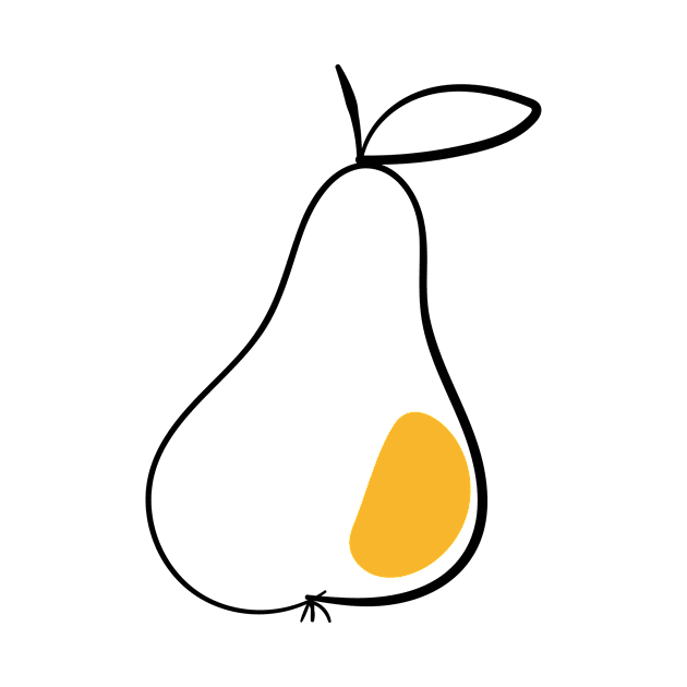 Pear doodle sketch by Winterbirth