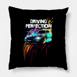 Driving Performance. BMW car trippy vibe. Pillow