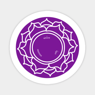 Crown Chakra - gateway to enlightenment Magnet