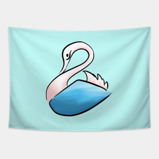 Blue Swan Tapestry