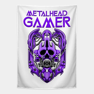 Metalhead Gamer Purple Tapestry